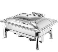 Server e riscaldatore per buffet - Radiatore per alimenti per buffet di feste, Set per buffet con pentola calda in acciaio inossidabile, Set per buffet con piastra calda, Scaldavivande per e