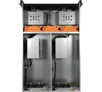 Server Inter-Tech 4U-465M2 doppio Mini-ITX 6 bay 4U Rack nero