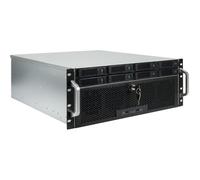 Server Inter-Tech 4U-4708 Rack Nero Acciaio 4U ATX EATX ITX Micro ATX SSI CEB EEB
