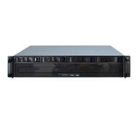 Server Inter-Tech IPC 2U-2404S Rack micro ATX Mini-ITX 2U Nero Argento