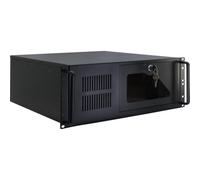 Server Inter-Tech IPC 4U-4088-S Rack Acciaio Nero ATX Micro ATX Mini-ITX 4U