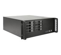 Server Inter-Tech IPC 4U-4508 Rack E ATX 4U 2x USB 3.2 Gen 1 Nero