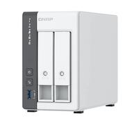 QNAP TS-216G server NAS e di archiviazione Tower Cortex-A Cortex-A55 4 GB HDD Bianco