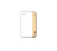 QNAP TS-262 NAS Tower Intel® Celeron® N4505 4 GB 0 TB QNAP QTS Oro, Bianco