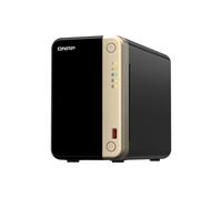 QNAP TS-264 NAS Tower Intel® Celeron® N5095 8 GB 0 TB QNAP QTS Nero, Oro