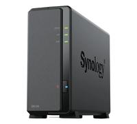 Server NAS Synology DiskStation DS124 Desktop Realtek RTD1619B 1 GB DDR4 4 TB HDD Manager Nero (Synology 4TB [Synology HAT3300] bay NAS; 1.7GHz quad-core processor; non-ECC DDR4; x 1GbE RJ-45 LAN port