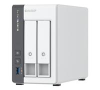 Server NAS tower QNAP 2 bay 4GB RAM 2,5GbE ARM Cortex-A55 Hot-Swap