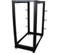 StarTech.com Armadio Server Rack con 4 staffe a Telaio Aperto 25U con profondita' regolabile ( 4POSTRACK25U )