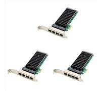 Server RJ45 PCI-E 3X 4 porte 1X PCIe X1 82576 Chip 10/100/1000Mbps Lan Server Quad Port Scheda di rete Gigabit