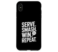 Servi Smash Win Ripeti Padel Tennis Custodia per iPhone XS Max
