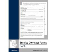 Service Contract Forms Book: Services Contract Agreement Form Between Client and Service Provider | 50 Forms
