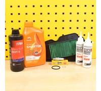 Service Filtro Aria Candela Olio Repsol 10w30 per Honda Nsc 50 R Visione