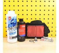 Service Filtro Olio, Aria Olio Ipone 10w30 per :Honda Maslen Forza 125 15-20
