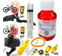 Service Kit Incl. 100ml Olio Minerale per Shimano / Nutt Freni a Disco M5