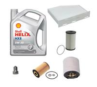 Service Kit Per VW GOLF 2.0 GT TDI MK6 Kit Completo 5L SHELL 5W30 Febi NEW