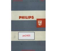 Service-Operation Manuale di Istruzioni per Philips Pe 2405