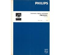 Service-Operation Manuale di Istruzioni per Philips Pm 2523