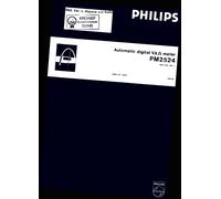 Service-Operation Manuale di Istruzioni per Philips Pm 2524