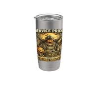 Service Pride Spooky Nights, veterani militari, Halloween Bicchiere termico in acciaio inox doppia parete
