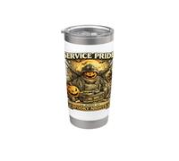 Service Pride Spooky Nights, veterani militari, Halloween Bicchiere termico in acciaio inox doppia parete