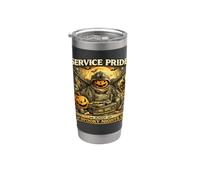 Service Pride Spooky Nights, veterani militari, Halloween Bicchiere termico in acciaio inox doppia parete