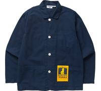 Service Works - Camicia in cotone biologico - Easy Chef Shirt Navy per Uomo in Cotone - Taglia M - Blu navy