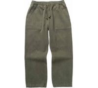 Service Works - Pantaloni in cotone biologico - Moleskin Chef Pants Moss per Uomo in Cotone - Taglia M - Kaki