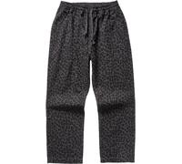 Service Works - Pantaloni stampati in cotone biologico - Patterned Easy Chef Pants Black Leopard per Donne in Cotone - Taglia S - Nero