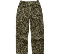 Service Works - Pantaloni stampati in cotone biologico - Patterned Easy Chef Pants Green Leopard per Donne in Cotone - Taglia S - Verde