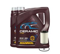 Servicekit Sct Sh 4088 L Filtro Olio,mannol Ceramica 5W-30 7720 Olio Motore,8
