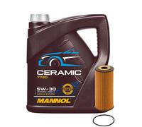 Servicekit Sct Sh 420 P Filtro Olio,mannol Ceramica 5W-30 7720 Olio Motore,4
