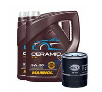 Servicekit Sct Sm 104 Filtro Olio,mannol Ceramica 5W-30 7720 Olio Motore,10