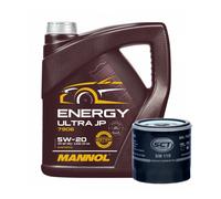 Servicekit Sct Sm 110 Filtro Olio,mannol Energia Ultra JP 5W-20 Olio Motore,4