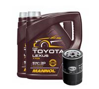 Servicekit Sct Sm 111 Filtro Olio, mannol 7709 5W-30 per Toyota Lexus, 8 Litro