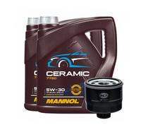 Servicekit Sct Sm 142/1 Filtro Olio,mannol Ceramica 5W-30 7720 Olio Motore,8