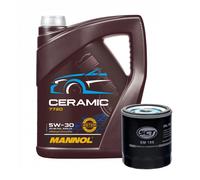 Servicekit Sct Sm 196 Filtro Olio,mannol Ceramica 5W-30 7720 Olio Motore,5 Litro