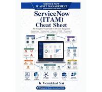 ServiceNow ITAM Cheat Sheet: The Complete Visual Guide to Hardware Asset Management, Software Asset Management, Discovery, CMDB, Procurement, Administration, Dashboards, Real-World Projects