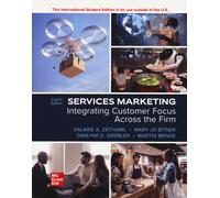 Services marketing. Integrating customer focus across the firm - Zeithaml ...