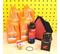 Serviceset 2x Filtro Olio Originale Aria Repsol 10W30 Per :Honda x-Adv 750