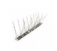 SERVICEWEBSHOP | Dissuasori Flessibili per Piccioni Anti Uccelli da Balcone - Spuntoni per Piccioni in Acciaio Inox MOD. 60 Aghi, 25pz x 1 mt per Qualsiasi Superficie (25 METRI)