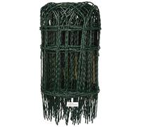 SERVICEWEBSHOP | Rete metallica ornamentale verde per aiuole 10 metri x 40 cm | Recinzione da giardino decorativa in metallo antiruggine, facile da montare (H 65 CM X 10 METRI)