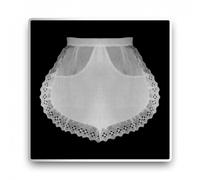 Servier Grembiule - Bianco - 35 CM