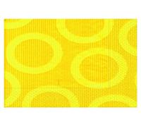 Serviette Circle Gelb 33 x 33 cm