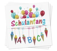 Serviettes Inizio Scuola (20) BxH 33x33cm NUOVE Serviettes Di Carta Per Bambini