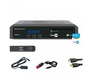 SERVIMAT - Sirius HD SERVIMAT demodulatore satellitare + Scheda FRANSAT + ripetitore IR + Cable HDMI + cavo 12 V - siriusfullpack