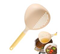 Serving Ladle, Ergonomic Kitchen Tools, Slotted Cooking Spoon, Stainless Steel Core, Non Stick Protection, Culinary Prep Equipment, Restaurant Quality Spoons Set Fruit Soup Pasta Server