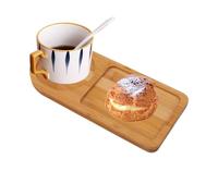 Serving Platter - Matches Any Decor, Serving Trays, Divided Food Storage Display Plate | Charcuterie Appetizer Plate | For Fruits Appetizers Bread Cheese Family Gathering Picnic