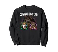 Serving The Cat Lord Funny Feline Royal Master Design Felpa