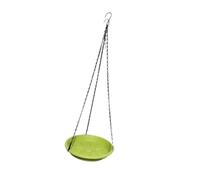 Serving Tray Hanging Bird Feeder Bird Tray Feeding Station Anti-Rust Bath Food Catcher Tray for Patio Balcony Light Green