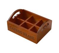 Serving Tray Wooden Nut Serving Divider Tray with Handle Creative And Multifunctional for Nuts Bathroom Parties Multi 20.5x15.5x9.5cm
